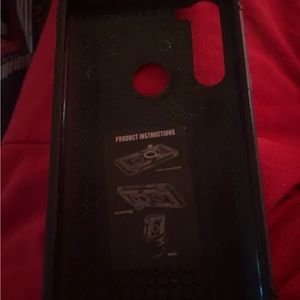 Moto g stylus with phone case with stand on back